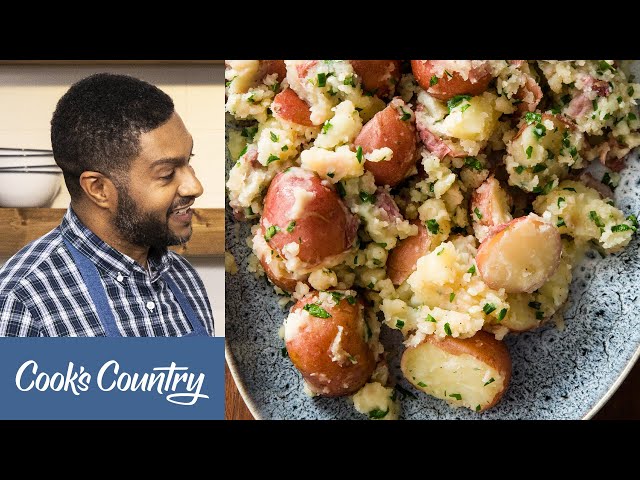 How to Make Greek Chicken and Crushed Red Potatoes with Garlic and Herbs