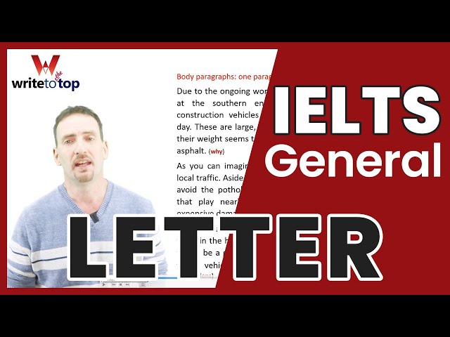 IELTS General Letter (Task 1, Band 9)