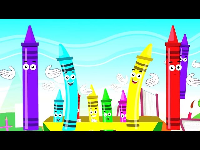 crayon song for children | best children rhymes collection