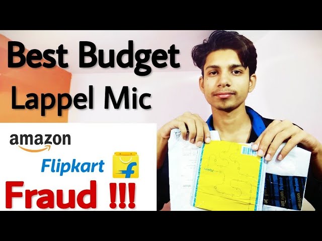 Best Budget Lappel mic for mobile ¦¦ Flipkart Amazon Fraud ¦¦ Lappel mic unboxing under budget ₹300