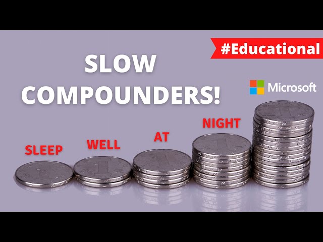 The Power of Slow Compounding Explained! (incl. 3 stocks)