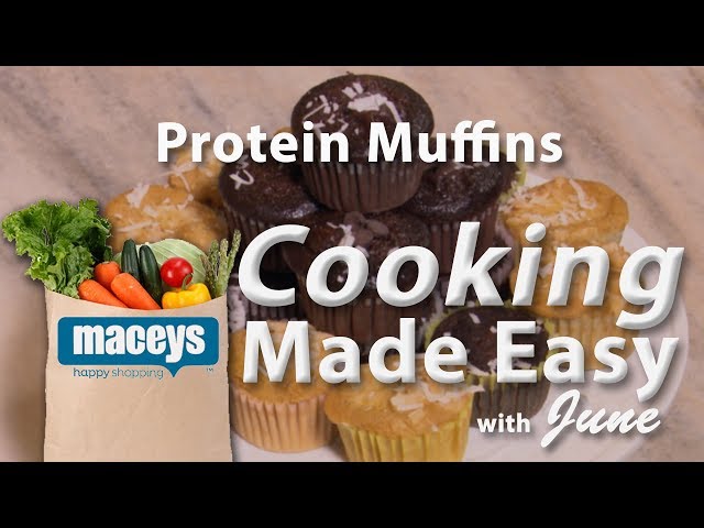 Cooking Made Easy with June: Protein Muffins  |  09/16/19