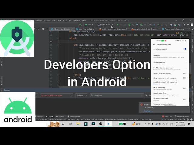 How to enable developer options android | USB debugging in android