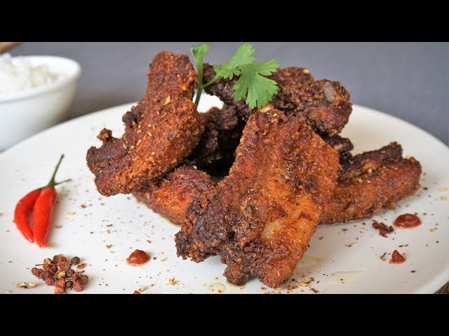 Chinese Spices Crispy Ribs - Very Quick and Easy Recipe - Morgane Recipes