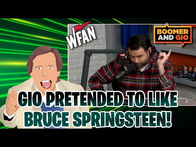 Gio Pretended to Be a Big Springsteen Fan!