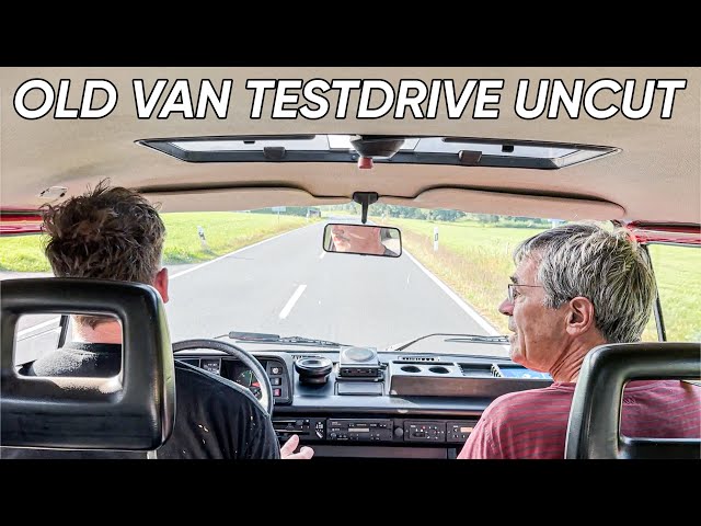 Relaxing authentic Testdrive in an old VW Van | Talking and Sounds