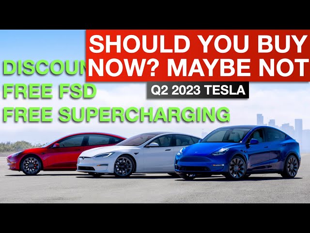 Tesla Discounts, Free FSD, Free Supercharging - Is it Time to Buy?