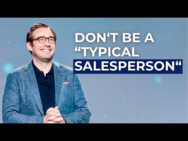 Change Perspectives from a Stereotypical "Salesman" to a Respected One | Phil M Jones