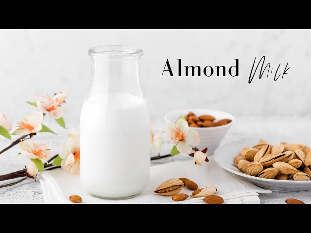 How To Make Almond Milk | The Best Recipe [No Soaking Or Cheesecloth Required]