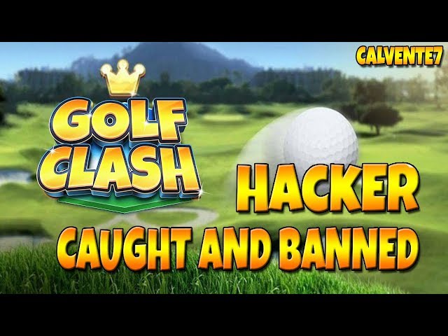 Golf Clash HACKER - Caught and banned! - The famous 'Master' player