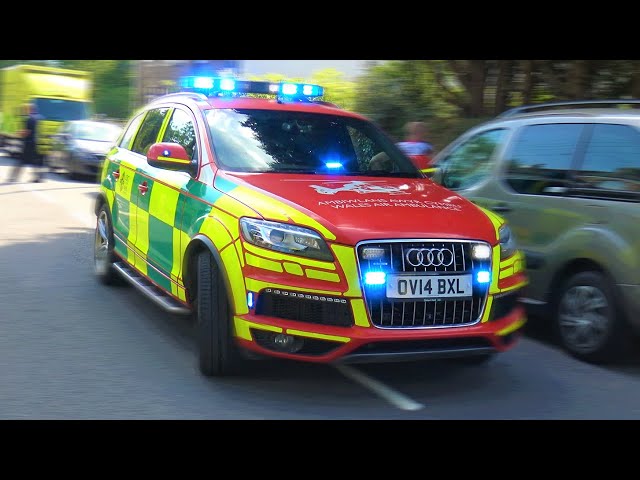 EPIC AUDI Q7!! - Trauma Doctor, DAMAGED Police Cars & Fire Engines Responding!