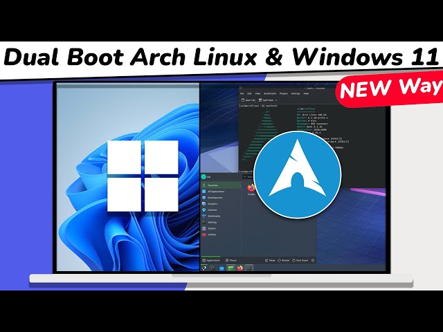 How to Dual Boot Arch Linux and Windows 11 (2024) // BRAND NEW INSTALL GUIDE