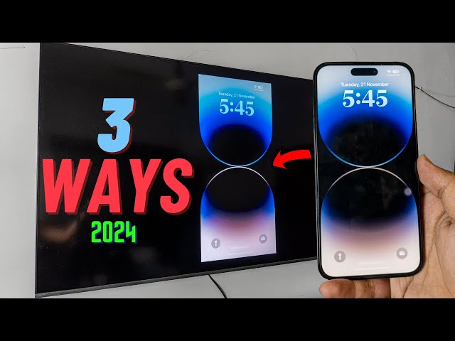 How to Connect iPhone to TV + Screen Mirror (2024)