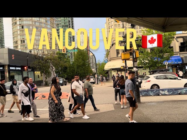 🇨🇦Downtown VancouverBC,Relaxing walk ,May 2022/Very comfortable walk around Dawntown,Travelling…