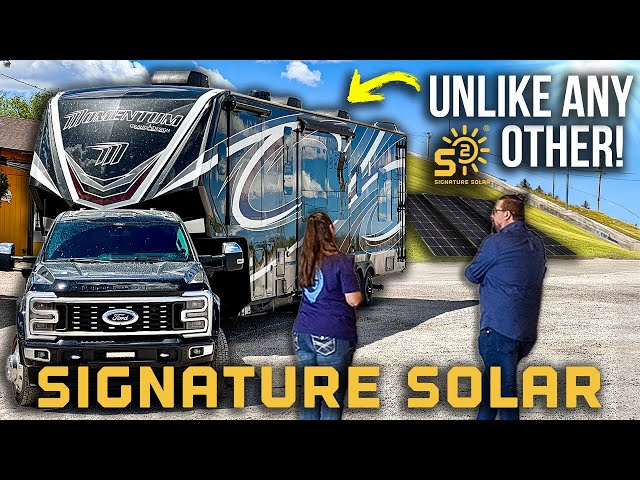 RV Solar Experience LIKE NO OTHER: Introducing Signature Solar ☀️😎