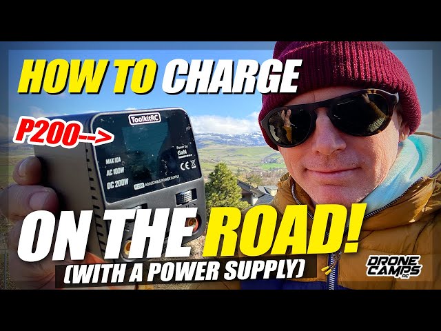 BEST LIPO CHARGER & Power Supply Combo for charging lipos on the road!