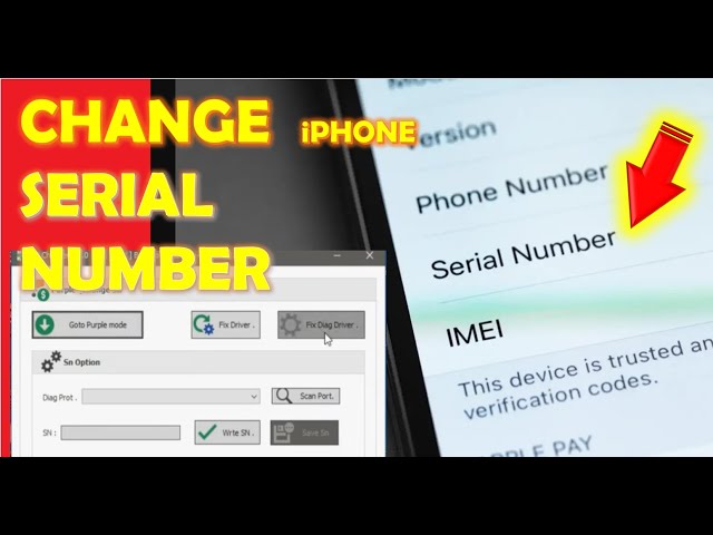 Change iPhone SN Serial Number