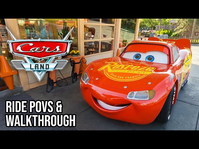 Cars Land 10th Anniversary Walkthrough & Rides 2022 - Disney California Adventure [4K POV]