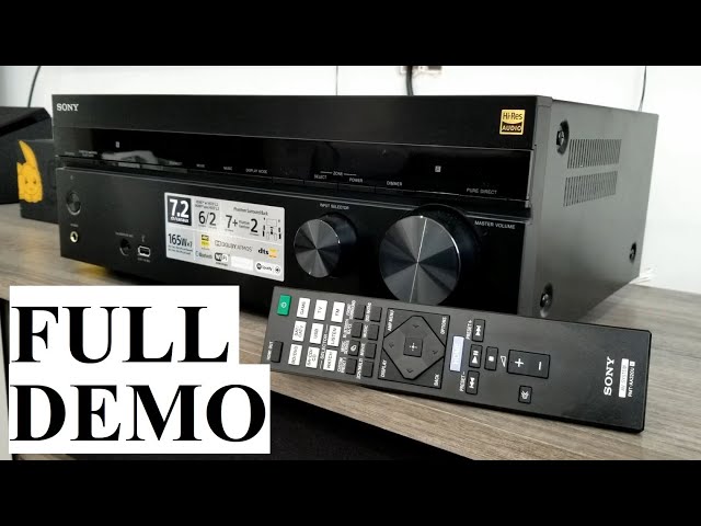 SONY STR-DN1080 7.2 Channel Receiver DEMONSTRATION FULL DEMO TEST TRY Before Buying