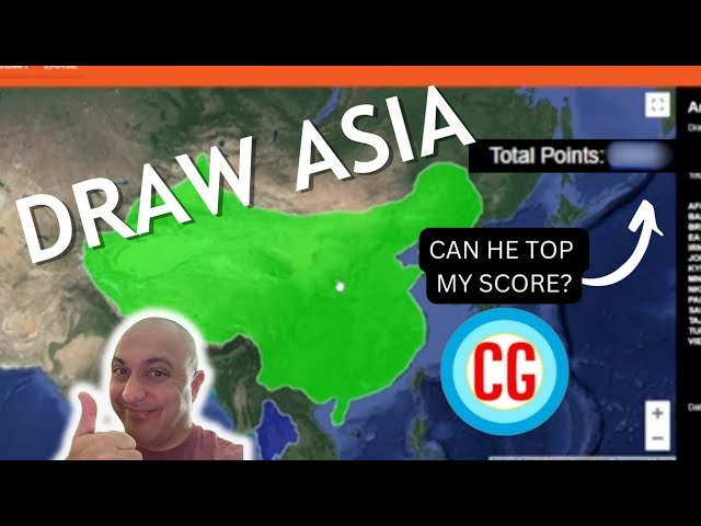 Challenging Chicago Geographer To Draw Asia!