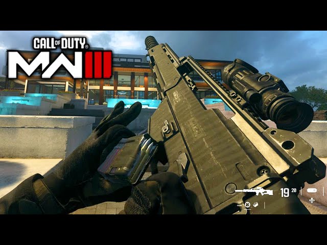 Full Stealth SL8-6 (G36 DMR) Gunplay - Call of Duty Modern Warfare 3