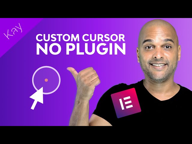 Custom Mouse Cursor Website With Elementor Pro (NO PLUGIN)