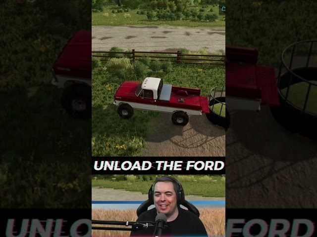 This is how you Unload old Ford Trucks in Farming Simulator 22