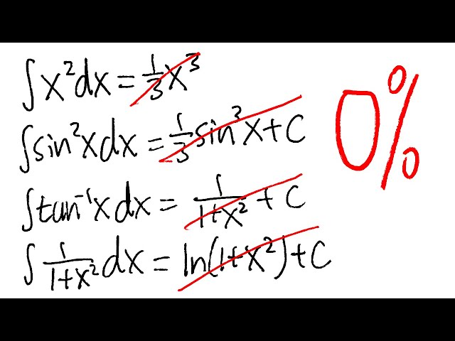 Watch this before your calculus 2 final! Top 4 integration mistakes students often make!