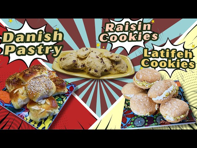 Danish Pastry, Latifeh Cookies, & Raisin Cookies: Magical Baking on Magic Kitchen Sundays! 🥐🍪🍇✨