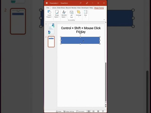 PowerPoint Tip: Duplicate and Move Shapes Horizontally or Vertically with Single Shortcut