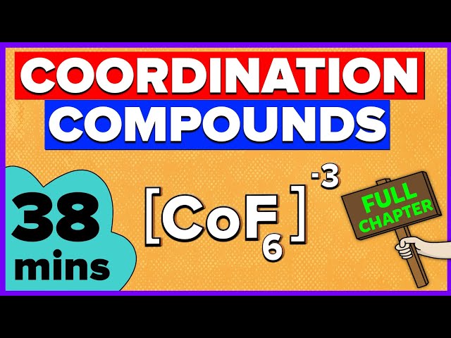 Coordination Compounds | Class 12 | Full Chapter