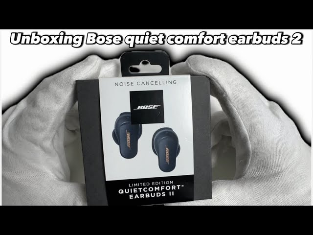 "Unboxing the Ultimate Sound Experience: Bose Edition QuietComfort Earbuds 2!"