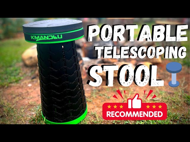 Portable Telescoping Camping Stool Amazon - Unboxing/Review