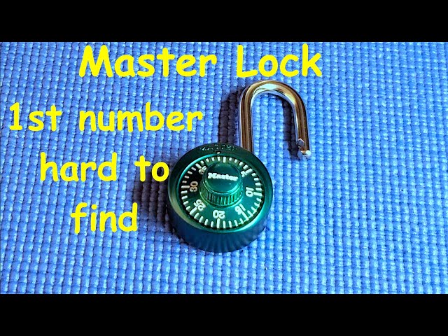 (198) Recover your lost Master Lock combination code when it's playing "hard to get"