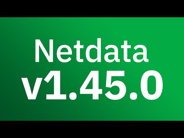 Release 1.45.0 - Netdata vs Commercial tools, Mobile App, Homelab Plan, Custom Dashboards & More!