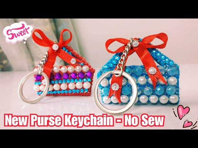 How To Make Purse Keychain - No Sew | DIY Purse Keychain at home
