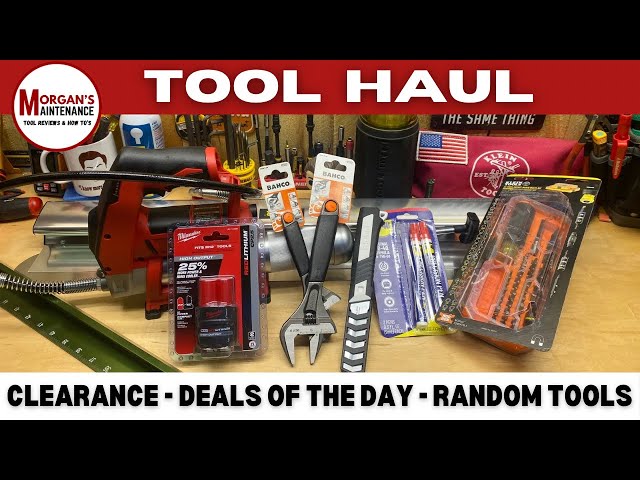TOOL HAUL - Clearance, Deals & Random Tools #tools #klein #milwaukee  #newtools #homedepot #lowes