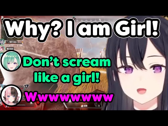 Uruha Screams Like a Girl and Beni Tells Her She’s Not a Girl! 😱😂【VSPO/Uruha】