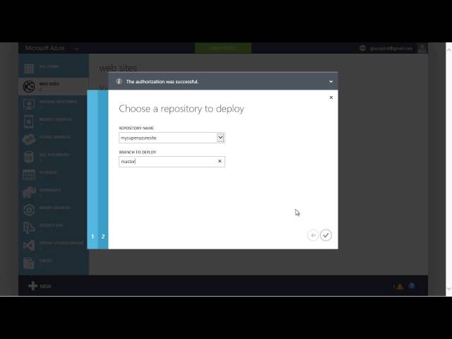 Just 3 min: How to create Node Websites in Microsoft Azure