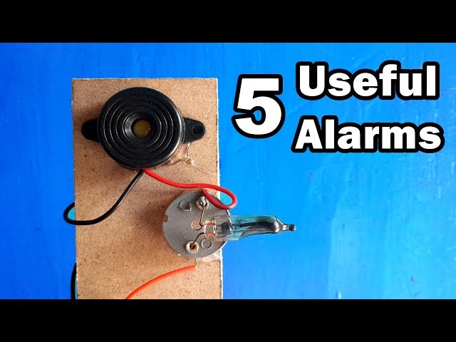 5 Useful Alarms You Can Make with DC Buzzer - Life Hacks