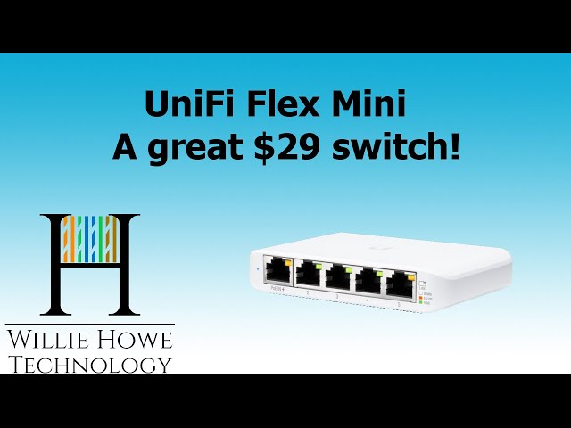 UniFi Flex Mini Switch - The best value in a managed switch today?