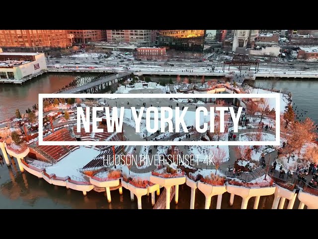 New York City Manhattan Skyline | 4K Drone Footage