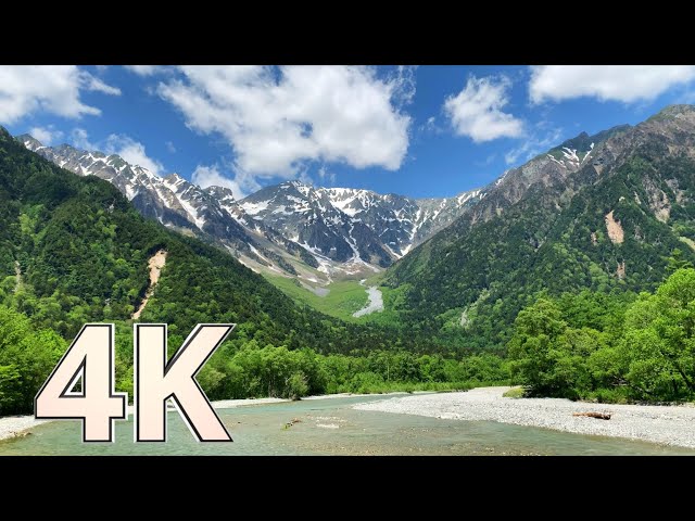 4K UHD - Kamikouchi:nature relaxation with birds singing./ 緑豊かな上高地