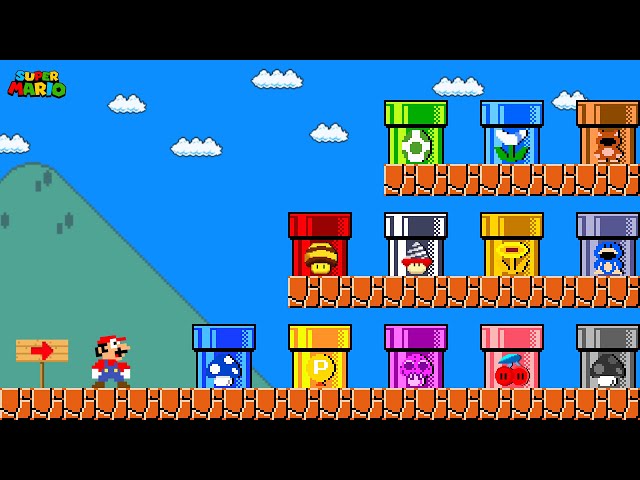 If Mario Collect Custom Pipe All Power Up 2?