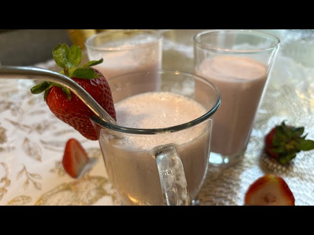Smoothie/Strawberry Smoothie/ Summer Strawberry drink recipe