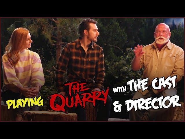 Playing THE QUARRY with the cast & director!