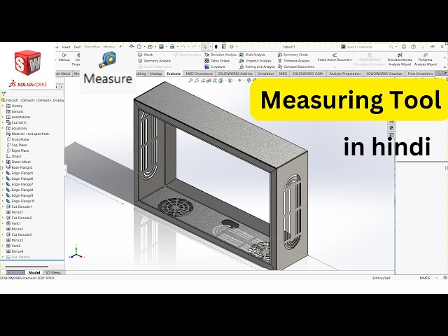 How to use Measuring Tool in SolidWorks