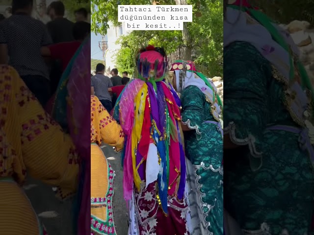 Tahtacı Türkmen düğününden kısa bir video #shorts
