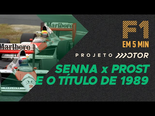 ENTENDA A RIVALIDADE SENNA x PROST NA F1 EM 1989