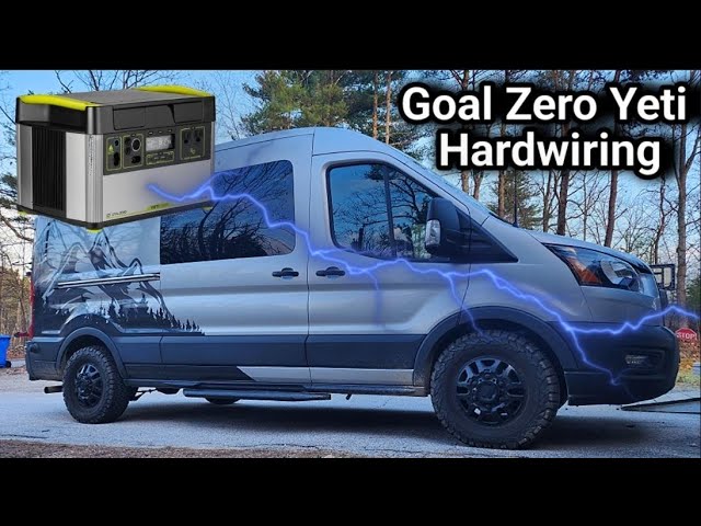 Hardwiring My Goal Zero Yeti 1500x | MTB Van Build | Ford Transit AWD